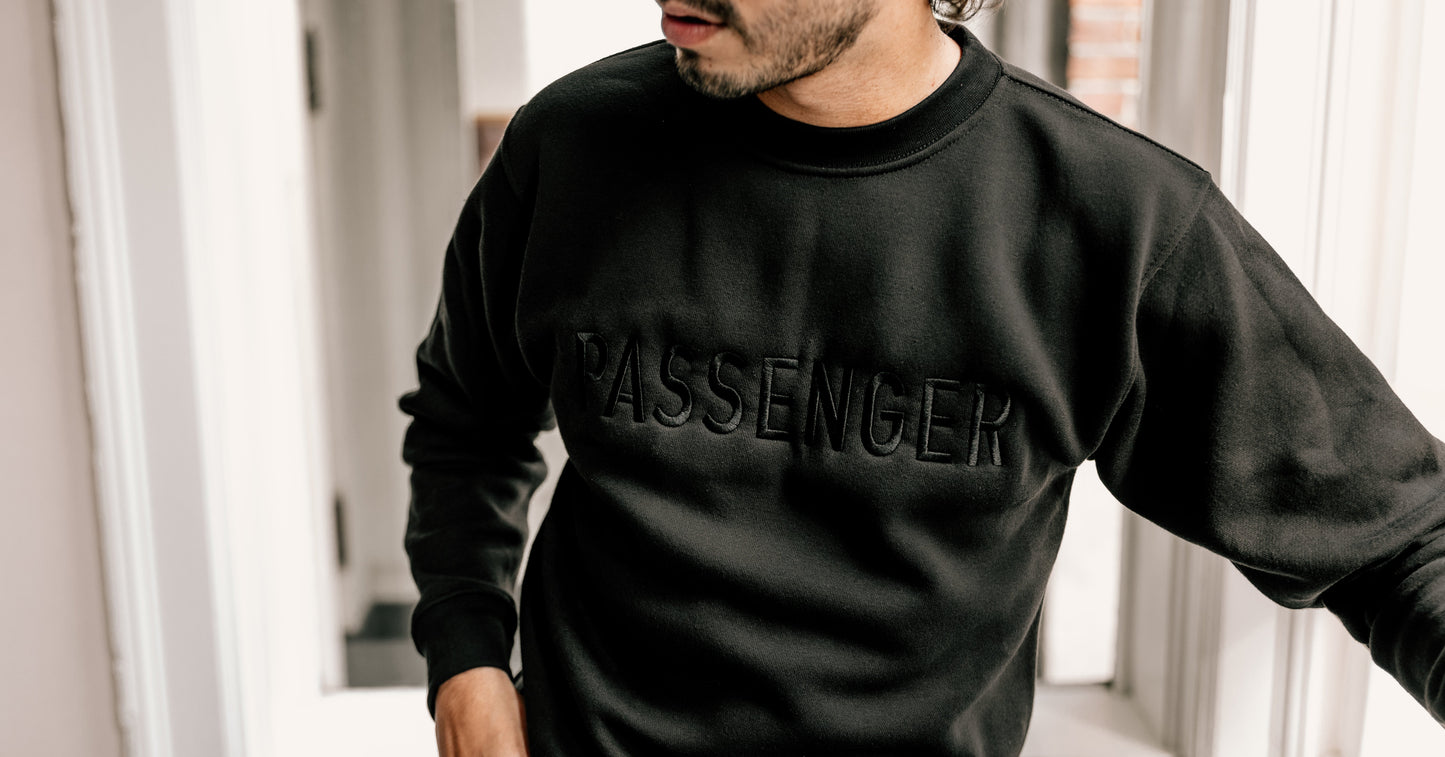 Passenger Blackout Crew-neck Sweatshirt
