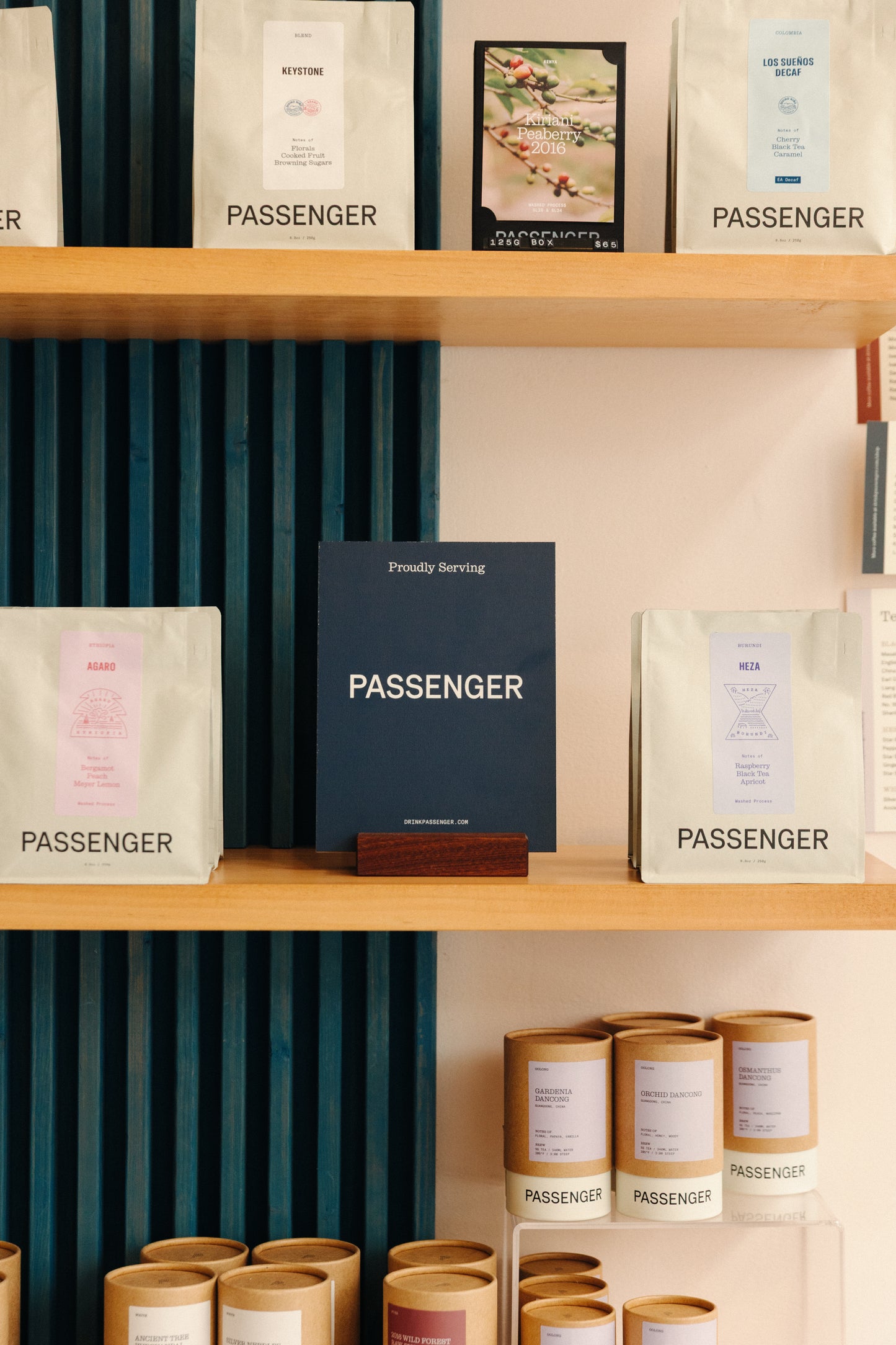 Passenger Proudly Serving Sign