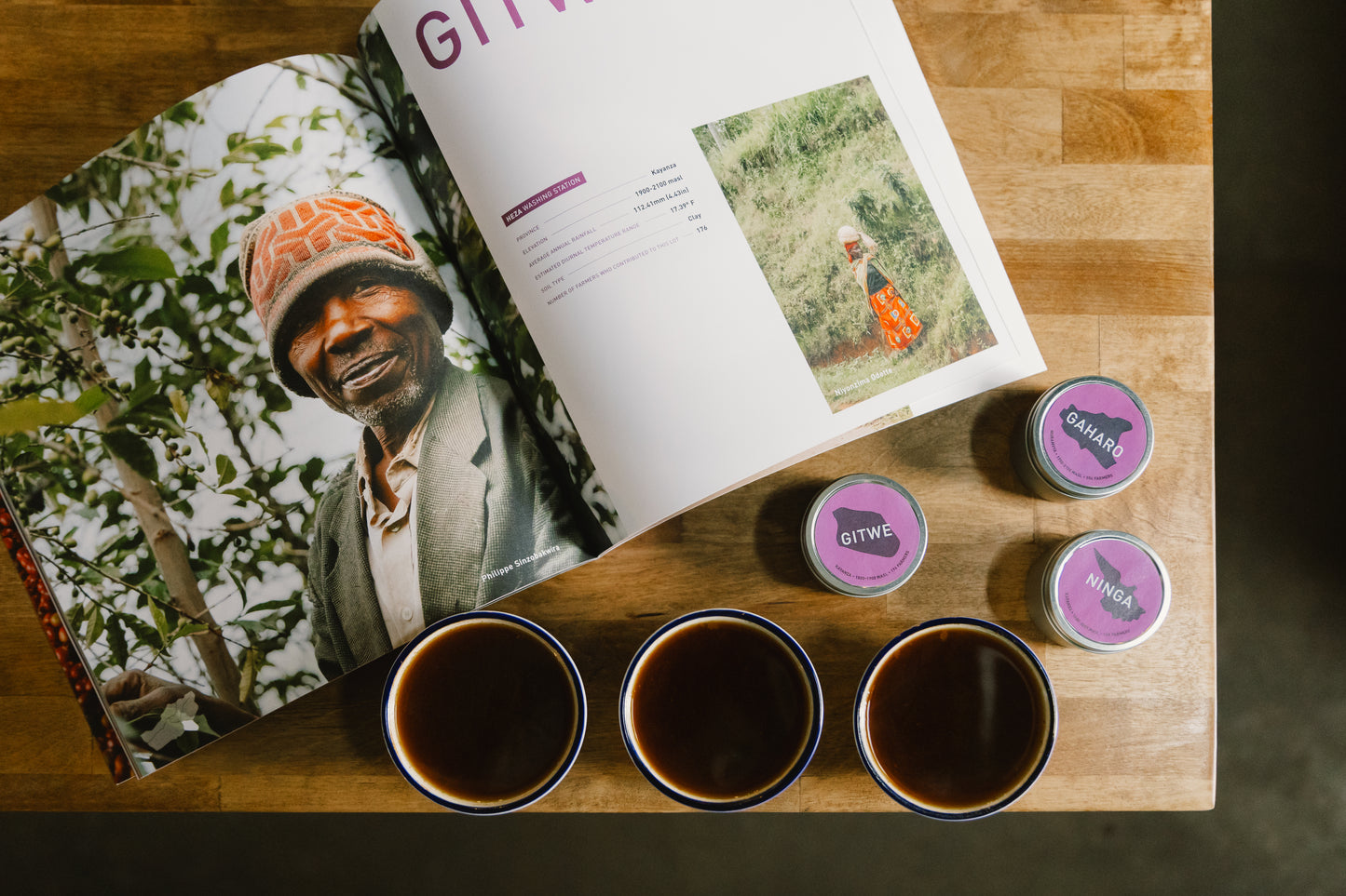 Many Hands, Beautiful Hills Burundi Twelve Coffee Tasting Set