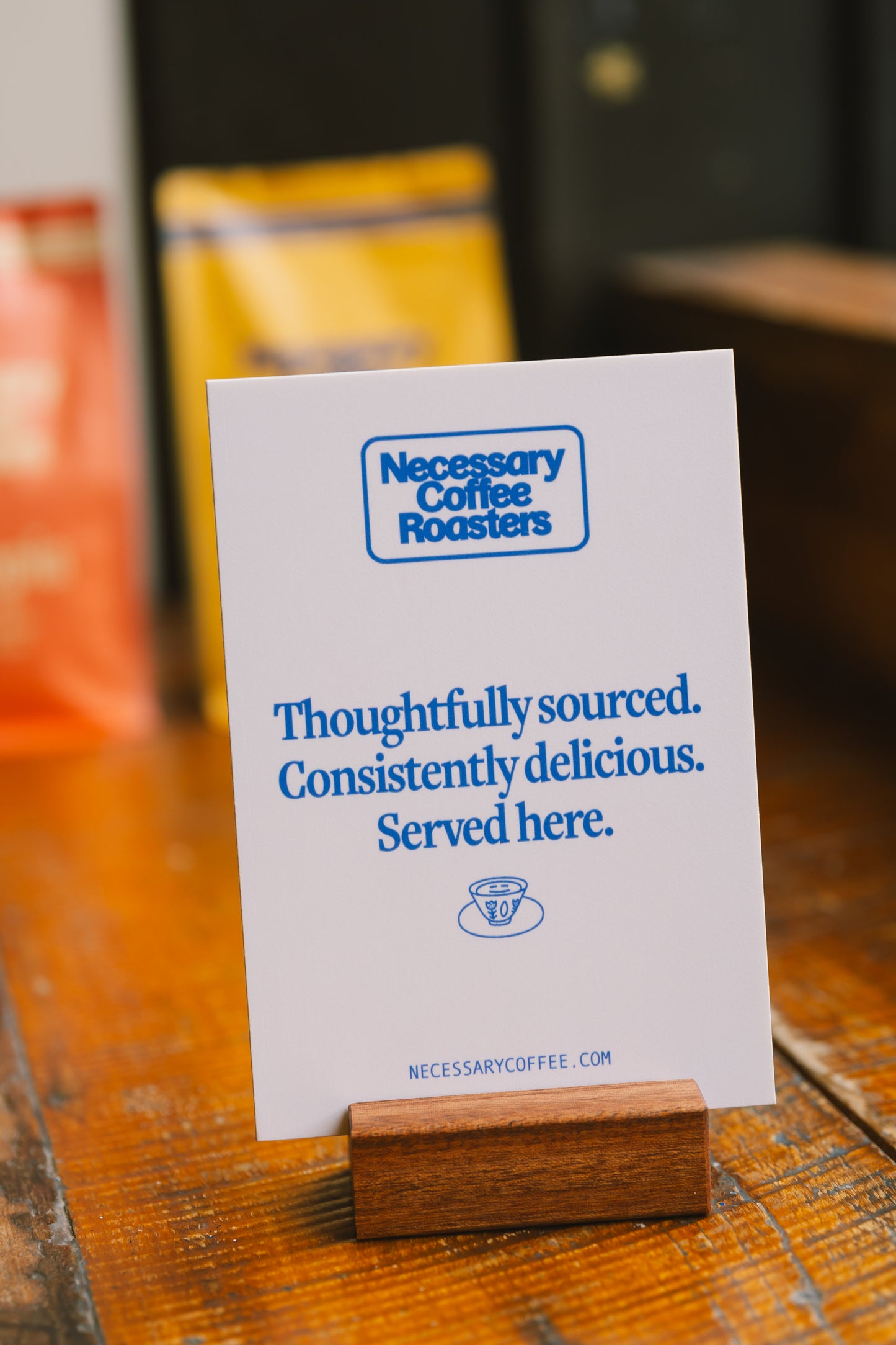 Serving Necessary Sign