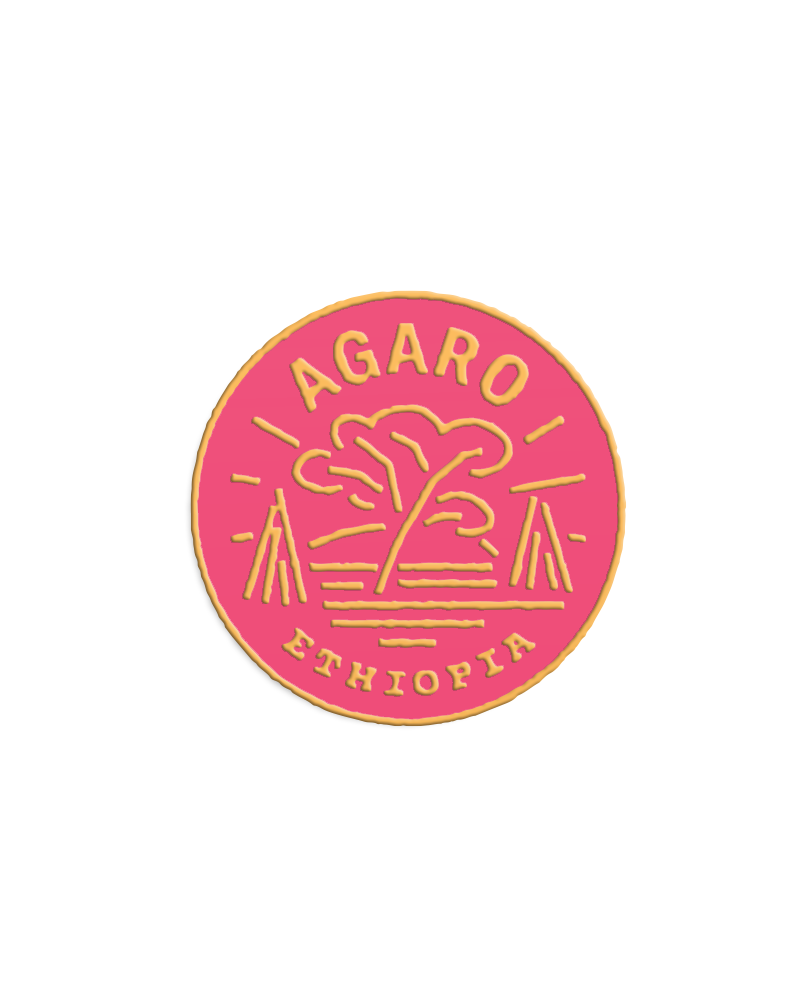Agaro Enamel Pin