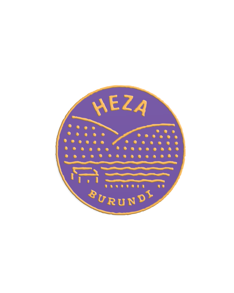 Heza Enamel Pin
