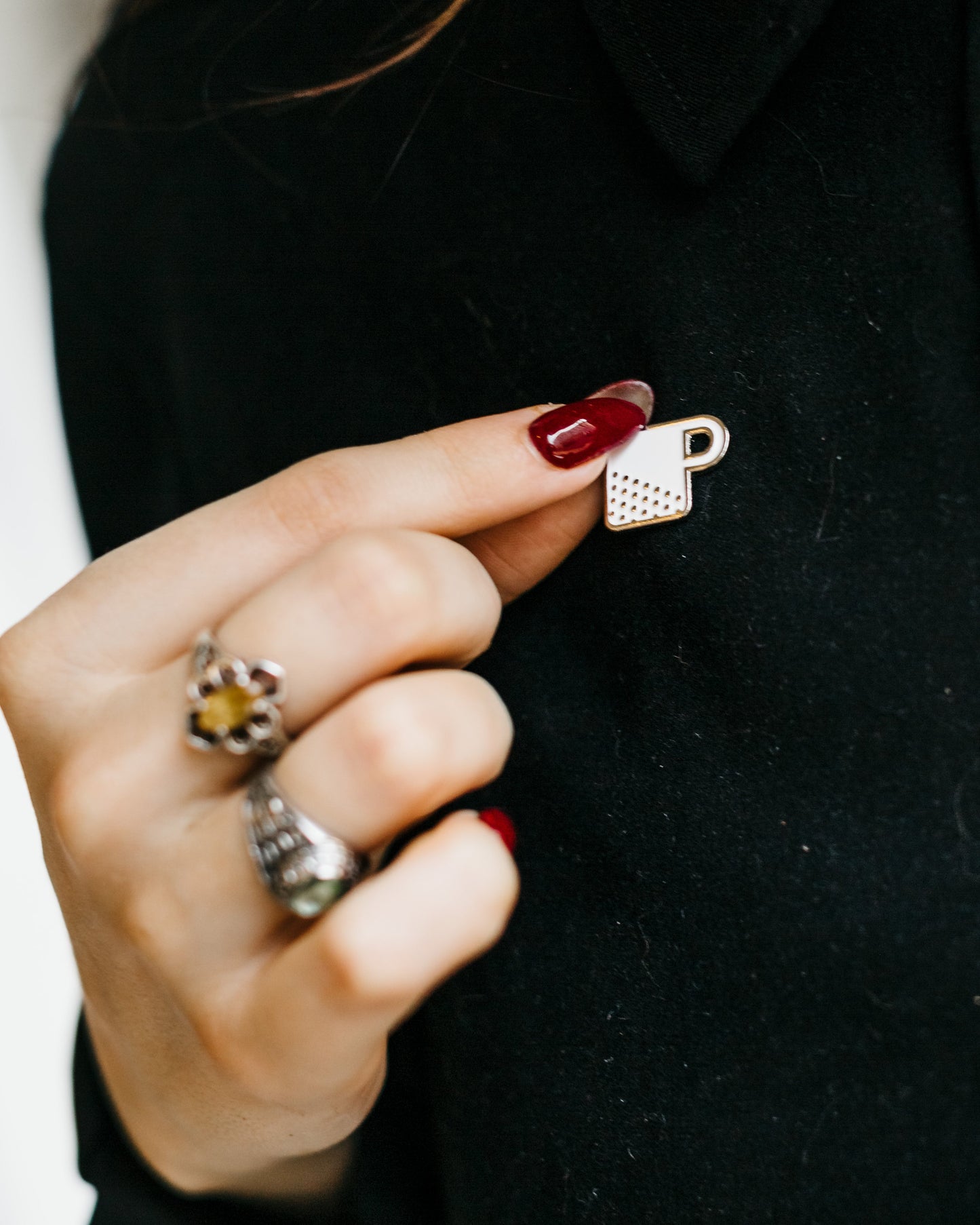 Mug Enamel Lapel Pin