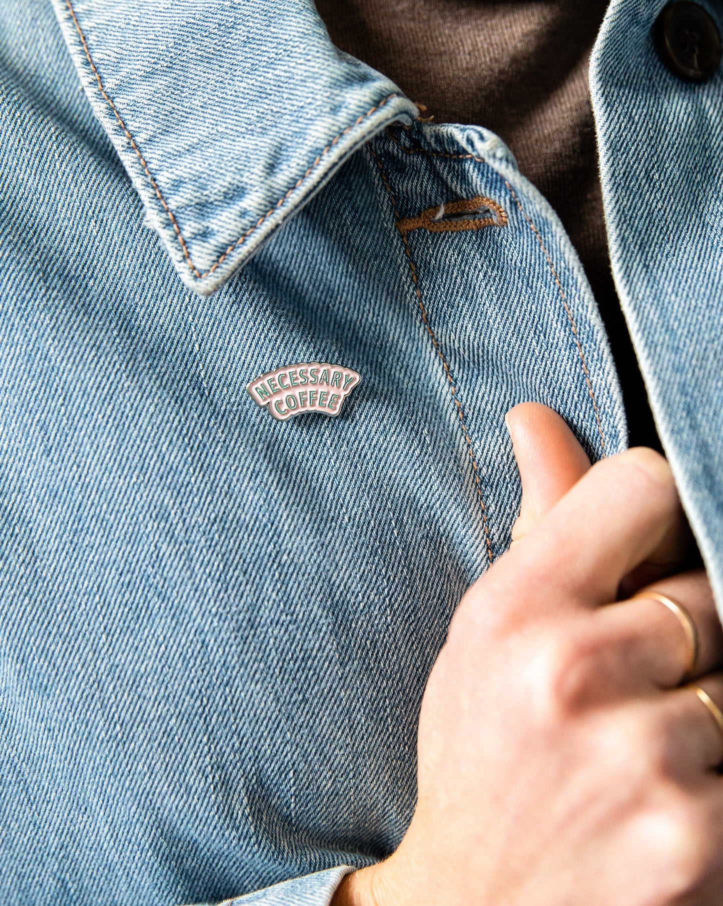 Necessary Enamel Lapel Pin